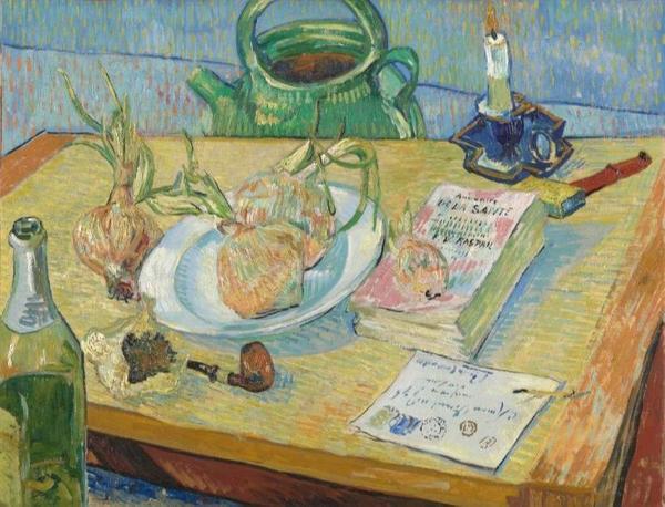 Vincent van Gogh (1853-1890), Still Life with a Plate of Onions, 1889, Kröller-Müller Museum, Otterlo, The Netherlands