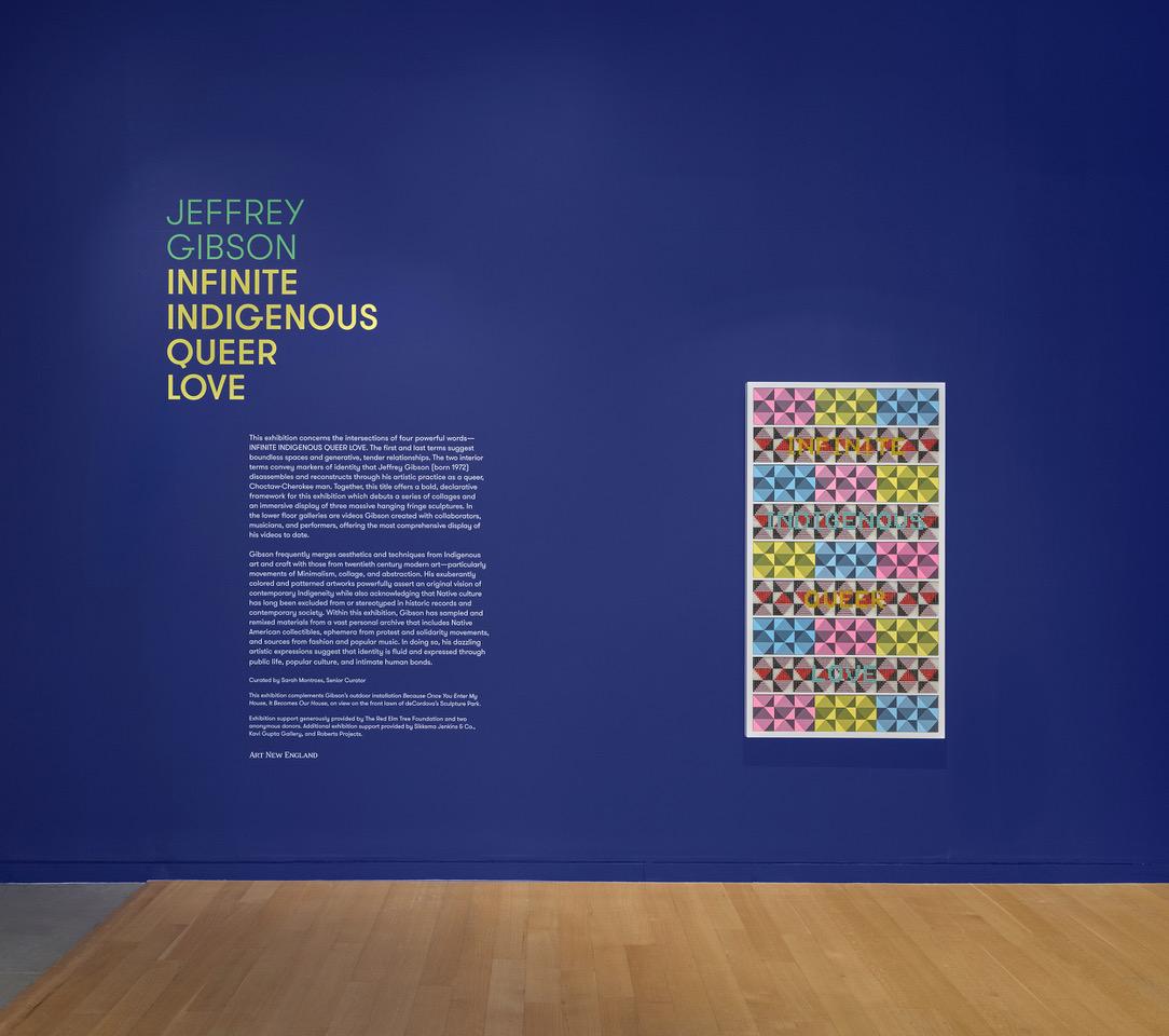 At the deCordova, Jeffrey Gibson weaves a dazzling display of