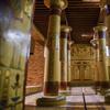 Throne Room Model—A modern model of the Throne Room of the pharaoh Merenptahfrom the site of Memphis.  Photo: Raffi Berberian.