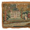 An 18th century Boston canvas work picture (Lot 5, $35,000)