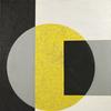 Charles Shaw, "Black into Yellow," 1970, oil on canvas, 50 x 40 inches