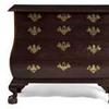 A magnificent bombé chest is on view at Historic New England’s Quincy House in Quincy, Massachusetts.