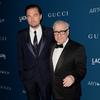 Gala Co-Chair Leonardo DiCaprio (L) and honoree Martin Scorsese, wearing Gucci, attend the LACMA 2013 Art + Film Gala honoring Martin Scorsese and David Hockney presented by Gucci at LACMA on November 2, 2013 in Los Angeles, California.  