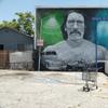 Ken Gonzales-Day, "Danny," mural by Levi Ponce, Van Nuys Blvd., Pacoima , 2016.  © 2016 Ken Gonzales-Day.  "Surface Tension by Ken Gonzales-Day: Murals, Signs, and Mark-Making In LA" is organized by the Skirball Cultural Center as part of Pacific Standard Time: LA/LA.