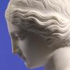 Harriet Hosmer (1830-1908) Daphne, c.  1853.  Marble, 28 ¼ x 19 5/8 x 11 ½ inches.  Signed: Harriet Hosmer/Fecit Romae (rear of socle).  Courtesy of Conner - Rosenkranz.