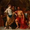 Circle of Pieter van Lint, Hercules and Omphale, Est.  $7,000-12,000.  Property from the Collection of Donald and Leona Kuba