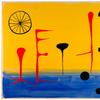 ON THE BLUE SWAMP by ALEXANDER CALDER (Lawnton, 1898 - New York, 1976).  Gouache on paper, 58 x 78 cm (22.8 x 30.8 in.) Signed and dated lower right corner 'Calder '66' 1966.