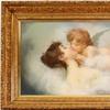 Original pastel colors on board painting by Andrew Putnam Hill (Calif., 1853-1922), titled Cupid and Woman (est.  $7,500-$12,500).