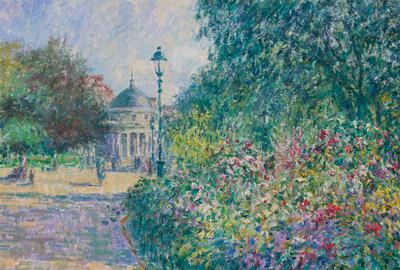 Charles Neal | Morning in Parc Monceau, Paris | oil on canvas | 30 1/8 x 36 1/8 in.  | FG© 132283