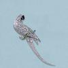 Art Deco diamond parrot brooch 