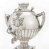 Fabergé Silver Samovar, Moscow, 1908-1917, Coat of arms of the Berdyaev family.  Est.  $35,000-55,000