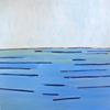 Elizabeth Enders, Ocean Blue Memory, 2009, oil on canvas, 60 x 60 in.