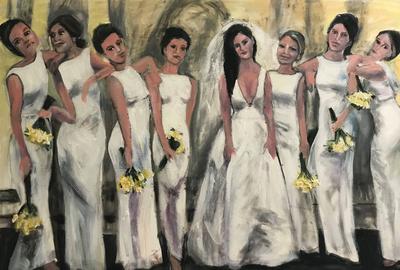 Marlene Kurland, Bridal Party Attitude, Giclee Print, 30'' x 40''