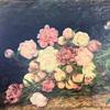 Oil on canvas floral painting from 1915 by Mary B.  Leisz (Am., b.  1876, death year unknown), important because Leisz only painted still lifes very early in her career.