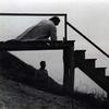 PAJAMA, Margaret French, George Tooker and Jared French, Nantucket, c.  1946 Vintage Silver print, 5 x 6 7/8 in.