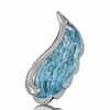 “Feather” Aquamarine and Diamond Brooch by Naomi Sarna, featuring a 91.64 ct.  aquamarine.