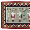 This museum-quality Navajo rug (or weaving), made circa 1940s, 45 inches by 81 inches, should bring $10,000-$20,000 on August 16-17.