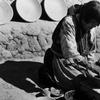 Laura Gilpin, Maria Martinez Making Pottery, 1959; Gelatin silver print, 10 3/4 x 14 1/2 in.; Eugene B.  Adkins Collection at Philbrook Museum of Art, Tulsa, and Fred Jones Jr.  Museum of Art, University of Oklahoma, Norman; © 1979 Amon Carter Museum of American Art, Fort Worth, Texas, L2007.0788