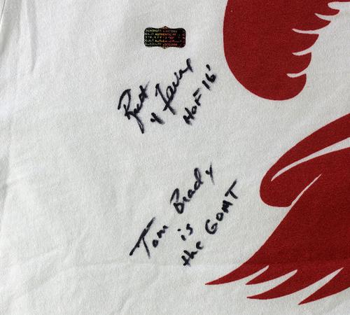 Tampa Bay Buccaneers T-shirt twice signed by Brett Favre will be sold Sept.  29 by Pristine Auction - Artwire Press Release from