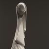 Lily Cox-Richard, The Stand: Fisher Boy, 2013, carved plaster.  H:68 W:20 D:20 