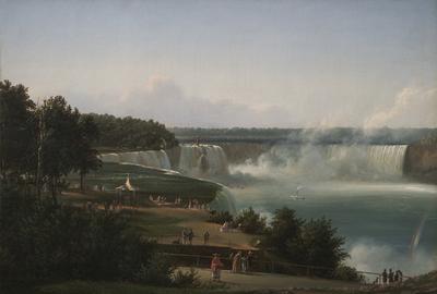 Ferdinand Richardt Niagara.  c.  1855.  Oil on canvas.  25 x 33 in.  August Heckscher Collection 1959.12