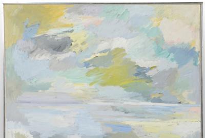 Hyde Solomon (American, 1911-1982) Painting, Inland Sea (Lot 235, Estimate $3,000-$5,000)