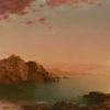 John Frederick Kensett (1816–1872) Pro Patria (Sunset on the Coast), 1864 Oil on canvas 141/16 x 241/16 inches Monogrammed and dated lower right: JF.K.  ’64 Available at Questroyal Fine Art, LLC, New York, New York 