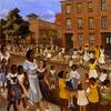 Allan Rohan Crite (1910–2007), School's Out, 1936, oil on canvas, 30 1/4 X 36 1/8 in., Smithsonian American Art Museum, Transfer from the Museum of Modern Art, 1971.447.18