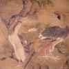 Detail - Lot 194: Attributed to Bian Lu (Uighur, Yuan Dynasty, d.  1356) Flowering Tree with Birds, Ink and watercolor on silk, Signed Bian Lu lower right.  