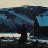 Jay Hall Connaway, 1893 - 1970, Monhegan, 1937, oil on canvas, 24 x 18 inches.  Lent by William D.  Hamill