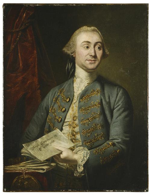 The only known portrait of James Wright (1716 - 1785) attributed to Andrea Soldi (Britain/Italy 1703 - 1771)