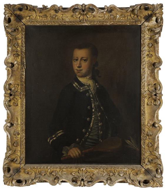 Jeremiah Theus (Charleston, South Carolina/Swiss, 1719-1774) Young William Branford (1756-1776), circa 1765