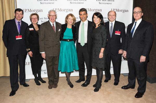 Pictured from left to right: Dean Lahikainen, Lynda Hartigan, Arie Kopelman, Lucinda Ballard, Barry Somers, Kelley Coffey, Michael Lynch, Thomas Remien