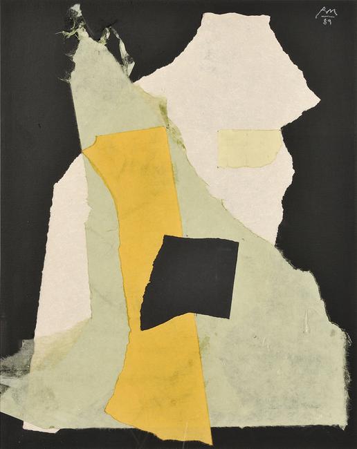 Robert Motherwell (American, 1915-1991) Night Music Opus #24, 1989 (Lot 477, Estimate $40,000-$60,000)