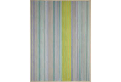 Gene Davis "Stripes (Blue)", Estimate: $40,000-$60,000