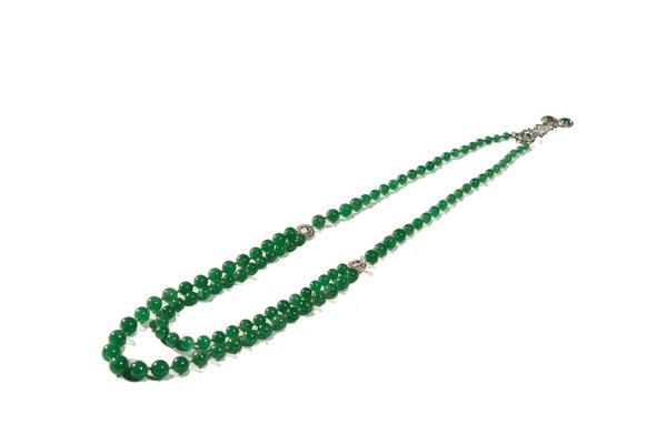 Lot 180: Jadeite Necklace, sold for $120,000