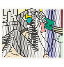 Roy Lichtenstein (1923-1997), Nude Reading, Color relief print, 1994.  Est.  $60,000-90,000.