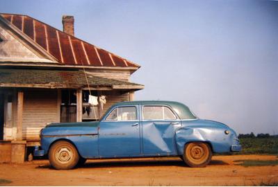 House & Car, Near Akron, Alabama, 1978