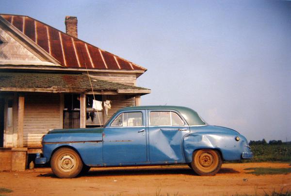 House & Car, Near Akron, Alabama, 1978