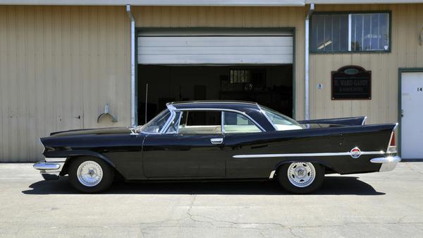 A Black 1957 300C Chrysler Hardtop Coupe