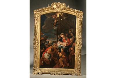 Consigned by St.  John’s Episcopal Church, a 19th Century Italian School of The Adoration of the Magi, which holds a pre-sale estimate of $5,000-$10,000.