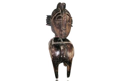 Baga Nimba (D'mba) Wooden Headdress.  