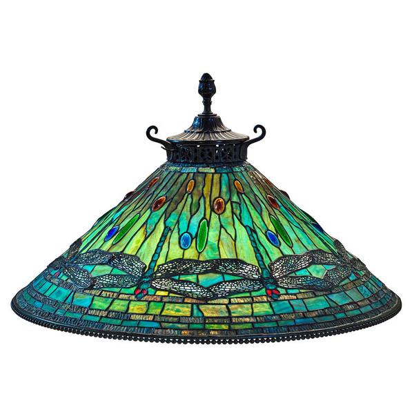 Lot 1: Tiffany Studios Dragonfly Hanging Shade, $75,000 – 100,000