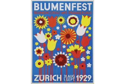 Walter Cyliax, Blumenfest, 1929.  