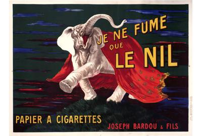 Leonetto Cappiello, Le Nil, 1912.  63 x 47 inches, lithograph.