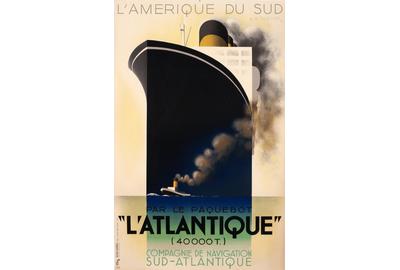 A.M.  Cassandre, l’Atlantique, 1931.  