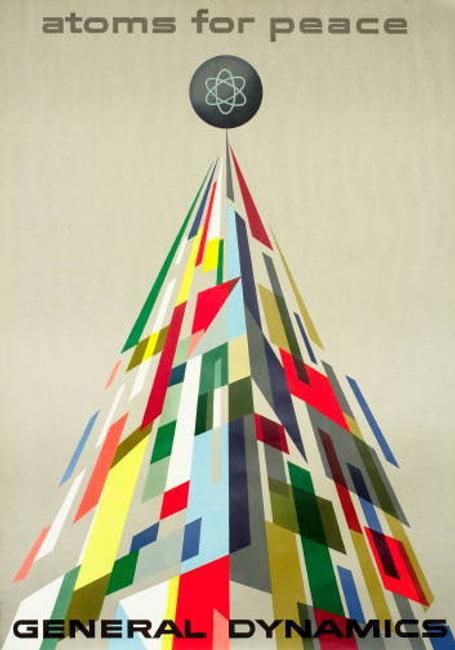 Erik Nitsche, “Atoms for Peace”, poster for General Dynamics