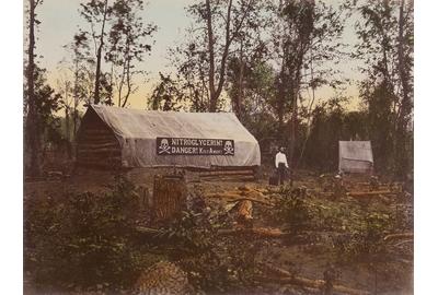 Lot 20: Robert B.  Talfor, Photographic Views of Red River Raft, album with 113 hand-colored photographs, 1873.  Sold February 15, 2018 for $93,750.