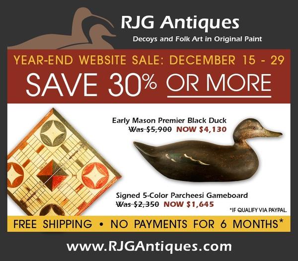 RJG Antiques / Russ and Karen Goldberger Launch Year-End Website Sale With Free Shipping and No Payments for 6 Months