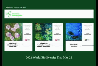 World Biodiversity Day Art Shows by Selva Ozelli at the UN Biodiversity